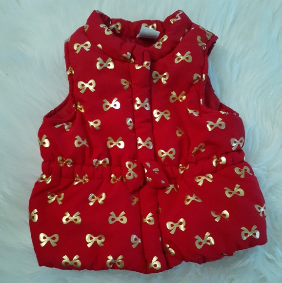 healthtex Other - 3/$15 Baby Red Puff Vest